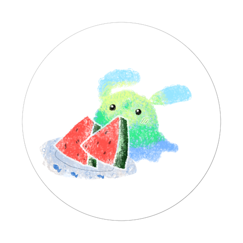 色の不思議なメンダコさん クリアバッジ