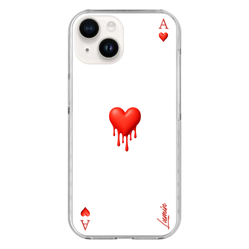 Heart-A iPhone15 (透明)(ハードケース)