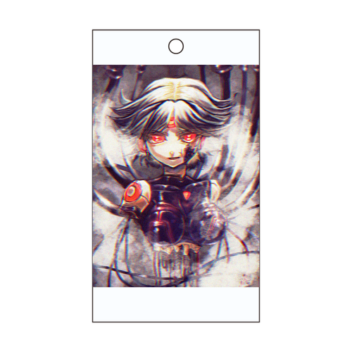 情熱 短冊型アクリルキーホルダー (W40mm H70mm)