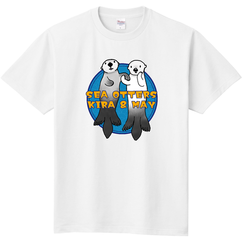 ラッコのキラとメイ 定番Ｔシャツ