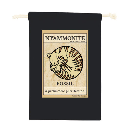 NYAMMONITE コットン巾着（Ｍ）