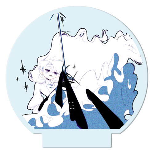 こがれるしょうじょ　ライティングスタンドミニ(丸) ライティングスタンドミニ(丸)