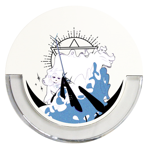 こがれるしょうじょ　クリアワイヤレス充電器 クリアワイヤレス充電器　ラウンド　10W