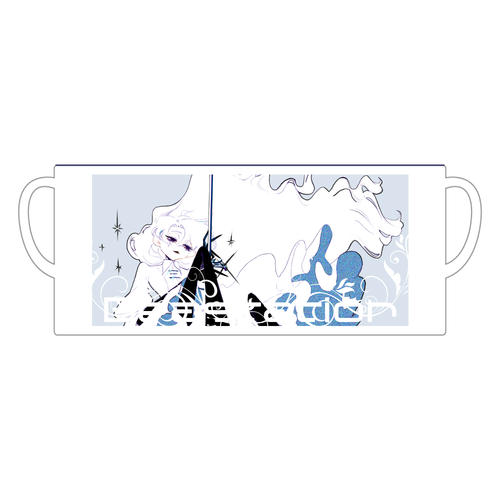 こがれるしょうじょ　陶器マグストレート バイカラー 陶器マグストレート バイカラー