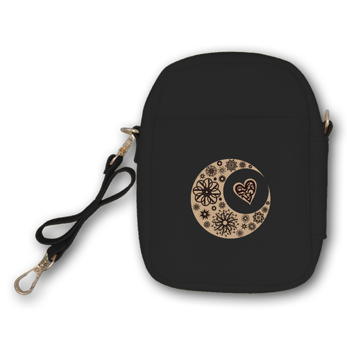 ことばもん／だいすきMoon＆吉数ハート色枠／ぬいポーチ ぬいぐるみポーチ