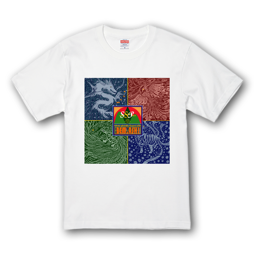 【ビェム.アッシュ】シリーズ　(四聖獣コラボ　表のみ) プレミアムTシャツ