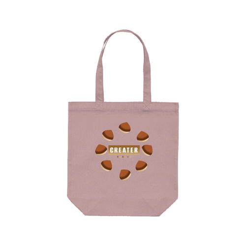 【CREATER KURI×8】トートバッグ レギュラーキャンバストートバッグ(M) (フルカラー転写プリント)