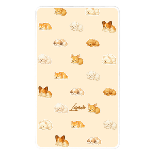 お昼寝わんちゃんず 急速充電モバイルバッテリー5000mAh