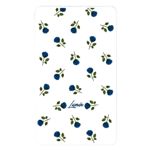 Rose-ブルー 急速充電モバイルバッテリー5000mAh