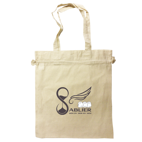 サブリエ【BG】オーガニックコットンガゼット巾着トート オーガニックコットンガゼット巾着トート