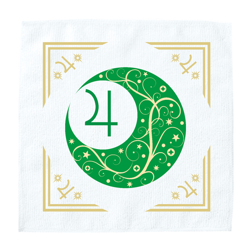 オリエンタルな月と木星と。ー木星額Ver. ／ミニタオル ソフトタッチミニタオル