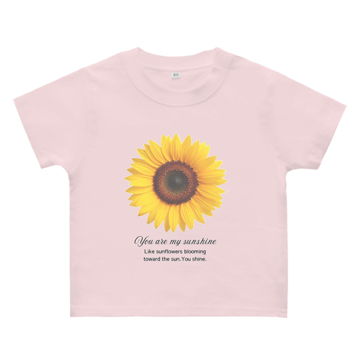 sunflower☆you are my sunshine ヘビーウェイトベビーＴシャツ