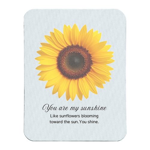 sunflower☆you are my sunshine ソフトマウスパッド スクエア