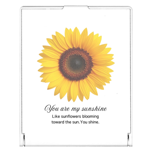 sunflower☆you are my sunshine スクエアミラー