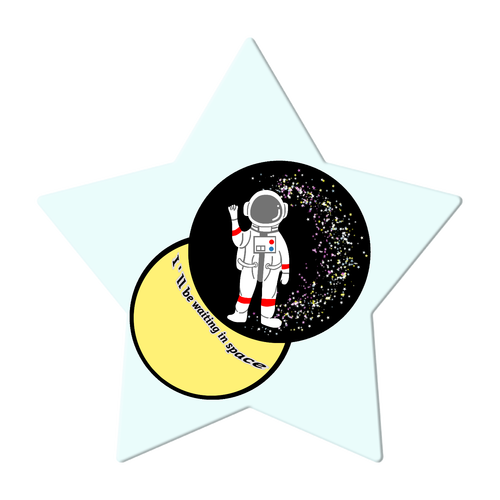 アストロノート アクリルコースター 星形