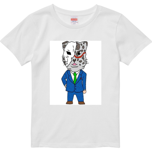 りんねこ。レディース用Tシャツ ハイクオリティーTシャツ（ガールズ）