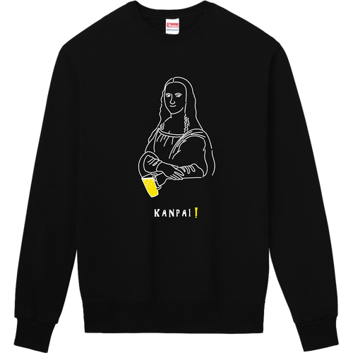 モナリザ×BEER 白線画 | 定番スウェット 定番スウェット