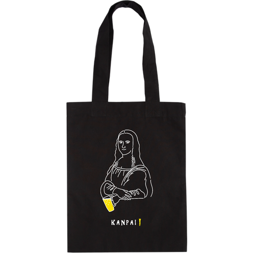 モナリザ×BEER 白線画 | ドイツテューテ ドイツテューテ【白プリントあり】