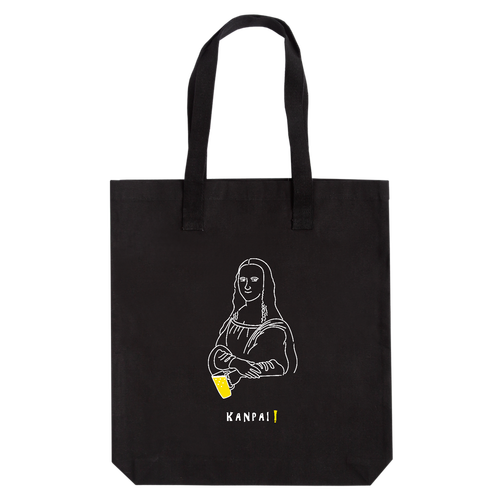 モナリザ×BEER 白線画 | アーバントート アーバントート【白プリントあり】