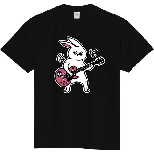 ギター弾きのウサギ君！ 定番Ｔシャツ