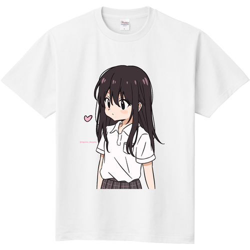 ポロシャツの女子高校生 さゆりちゃん 定番Ｔシャツ