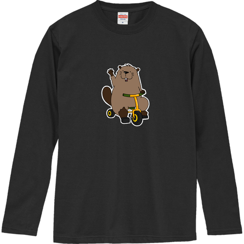 ちょっとスーパーに行ってきます ロングスリーブTシャツ