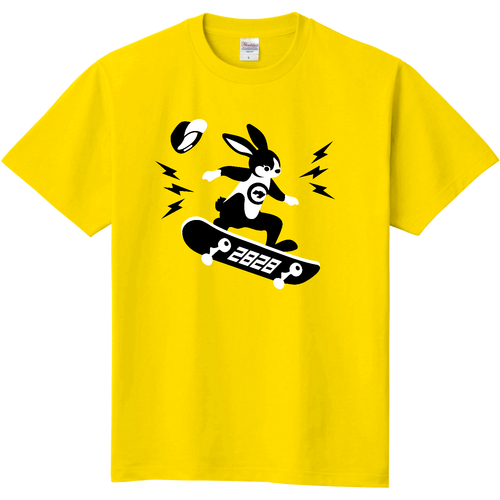 スケボー ウサギ君 定番Ｔシャツ