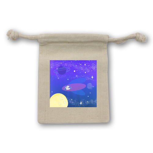 宇宙旅行 コットン巾着（SS）