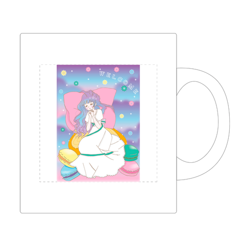 あまいゆめ✴︎マグ。 ワンポイント マグカップ