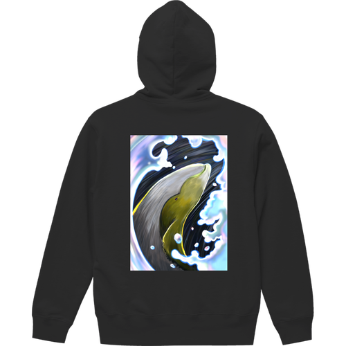 くじら スウェットフルジップパーカー