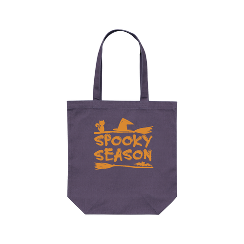 SPOOKY SEASON レギュラーキャンバストートバッグ(M) (フルカラー転写プリント)