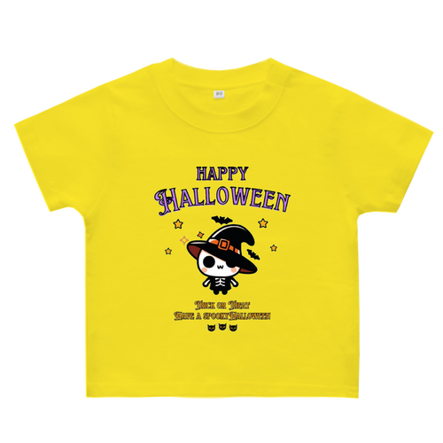 Halloween☆ニャン Purple ヘビーウェイトベビーＴシャツ