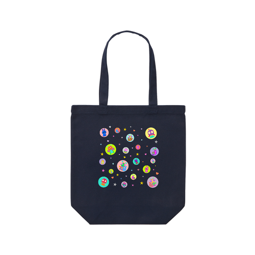 宇宙ペットの鑑賞バッグ レギュラーキャンバストートバッグ(M) (フルカラー転写プリント)