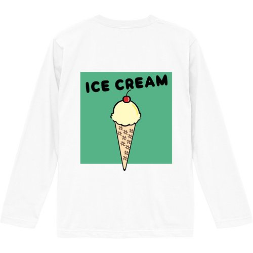 ICE CREAM ロングスリーブTシャツ