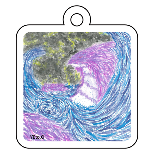 『神の敵対者』キーホルダー アクリルキーホルダー　四角型 (4cm)