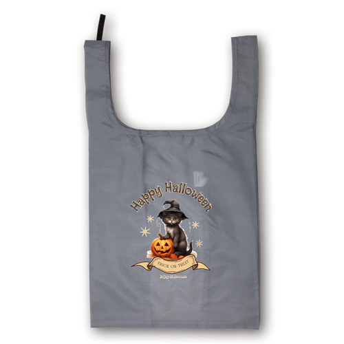 ハロウィン☆黒猫 ポリマルシェバッグ（L）