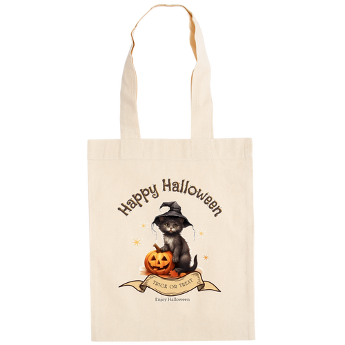 ハロウィン☆黒猫 ドイツテューテ【白プリントあり】