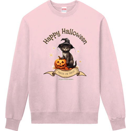 ハロウィン☆黒猫 定番スウェット