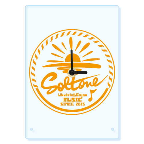 Soltoneアクリル時計 アクリル置き時計