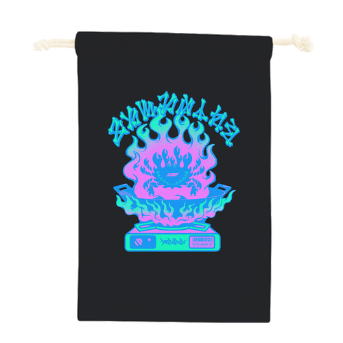 蟹焼き‐高火力 コットン巾着（Ｍ）