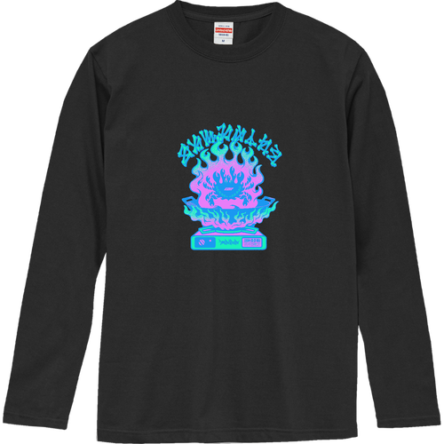 蟹焼き‐高火力 ロングスリーブTシャツ