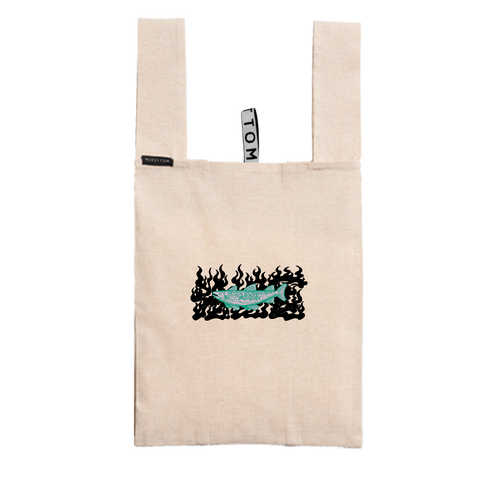 焼き魚 クルリト　デイリーバッグ（再生コットン）