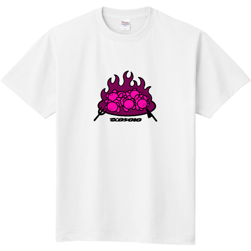 お焚き上げベアピンク（柄の色） 定番Ｔシャツ