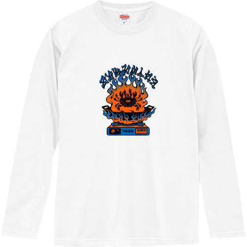 蟹焼き ロングスリーブTシャツ