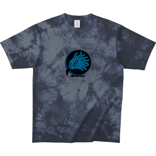 怖いトリ タイダイＴシャツ