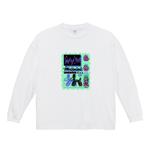 犬の心境 ビッグシルエットロングスリーブＴシャツ
