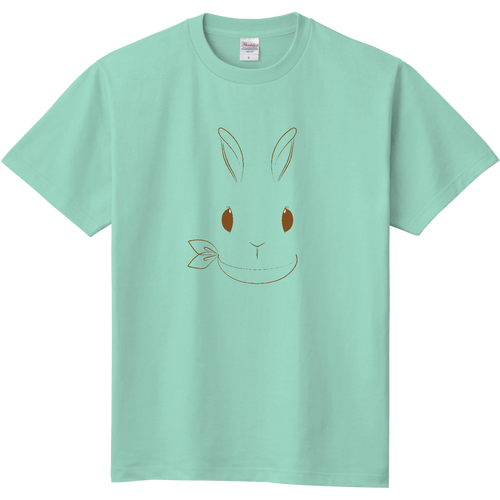 うさぎかわいい･スカーフ キッズＴシャツ
