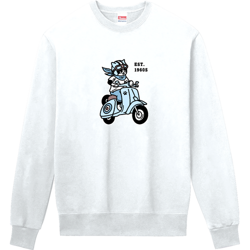 ちょい乗りのハチワレ君！ pat02 CO 定番スウェット