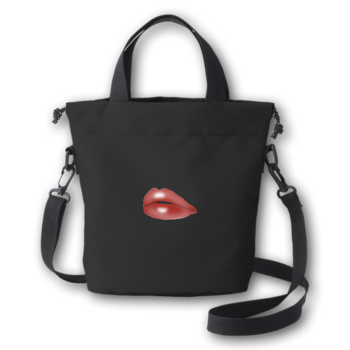 唇KISS リサイクルポリエステル パースミニバッグ