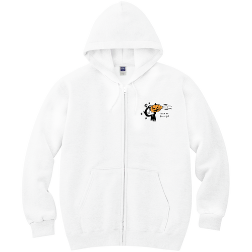 トリック or ストレート 軽量ジップアップパーカー